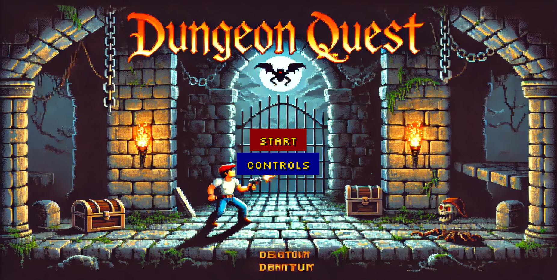 Dungeon Quest Title Screen